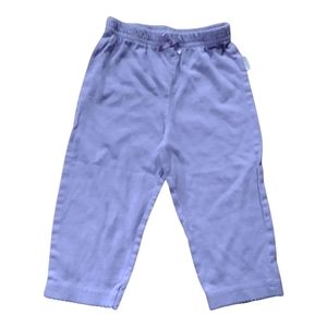 M4) Onesies Brand Baby Pants 12M Purple Cotton Elastic Waist Comfy Everyday